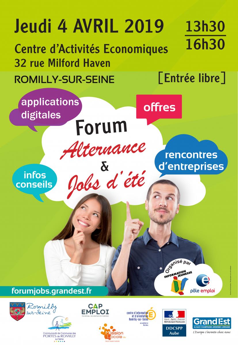 Forum Jobs et alternance - Romilly-sur-Seine