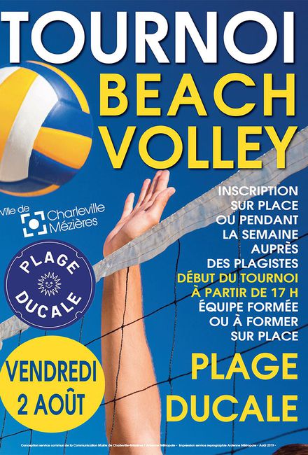 Tournoi de Beach volley - Charleville-Mézières