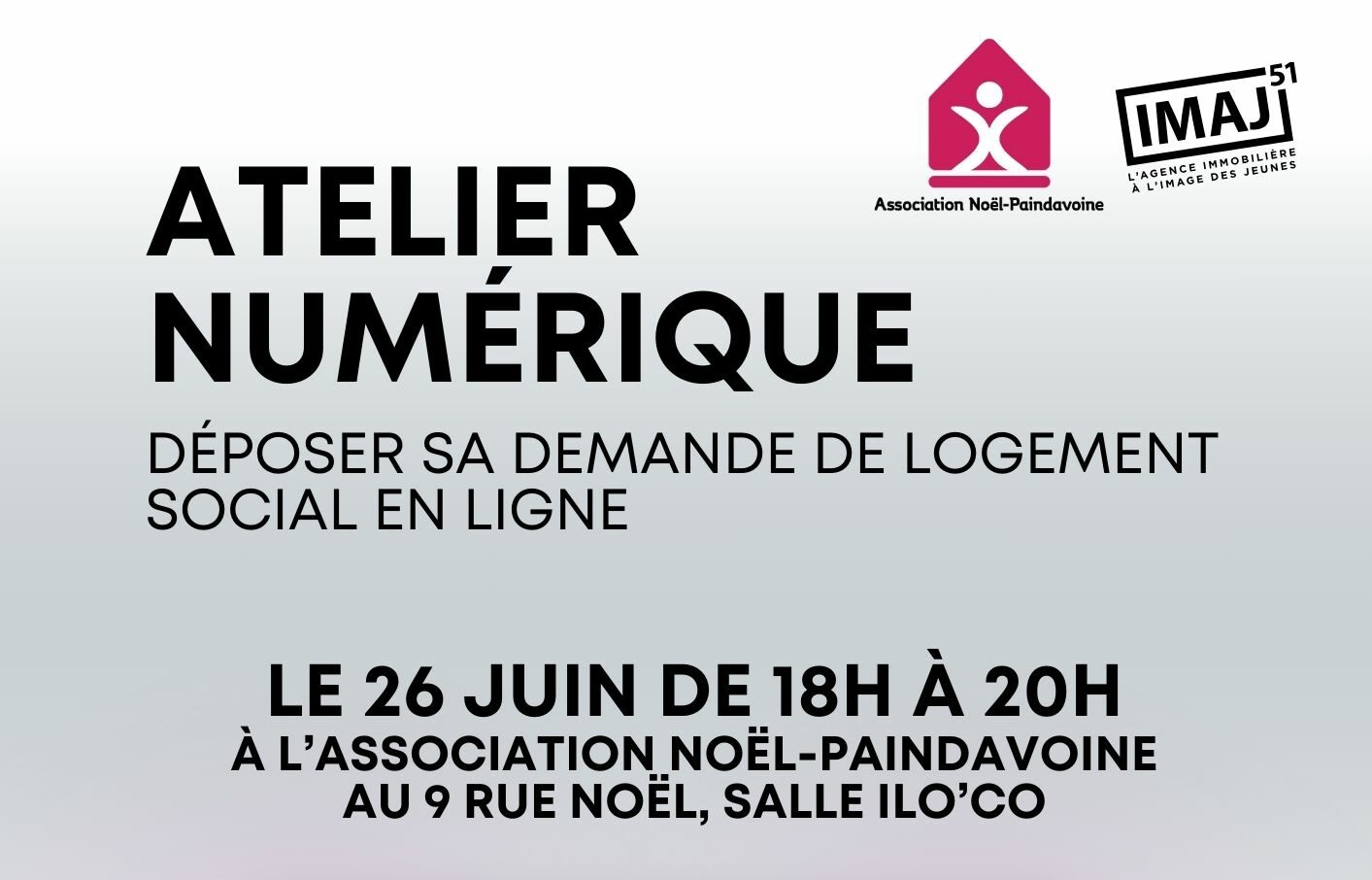 Atelier sur le dépôt de la demande de logement social en ligne Jeunes