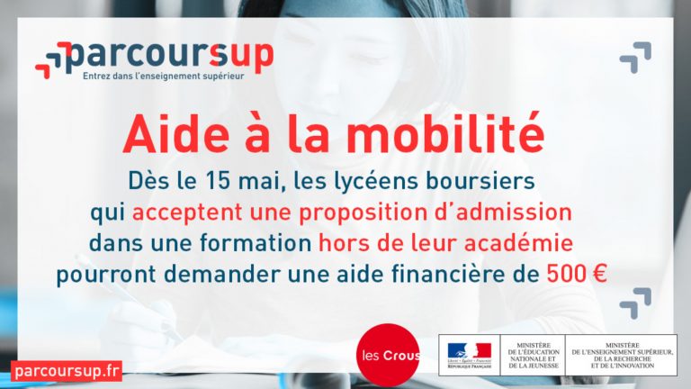 Quand Est Verse Laide A La Mobilite Parcoursup