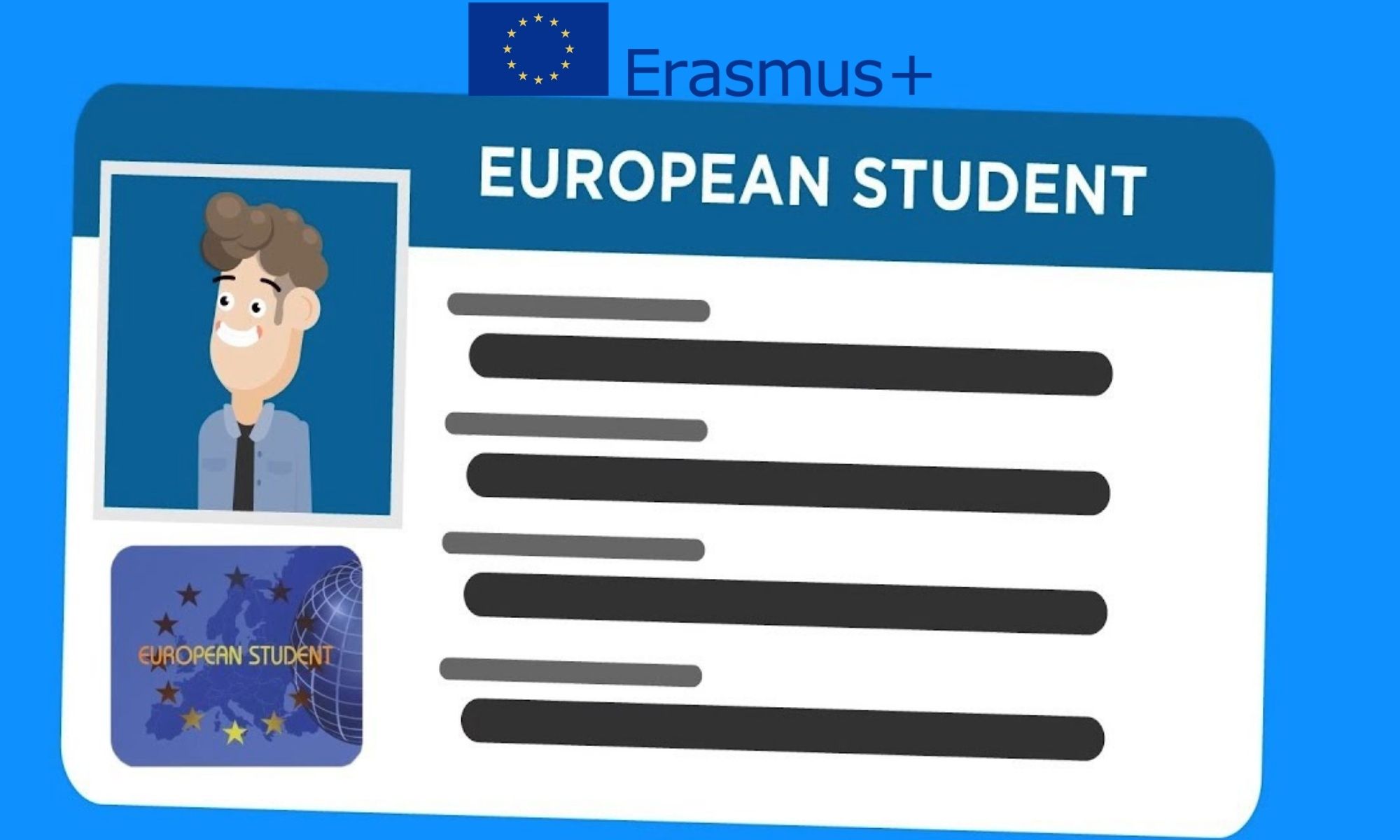 Ton appli Erasmus+ maintenant avec ta carte d'étudiant européenne