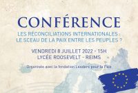 Conférence "les réconciliations internationales" - Reims