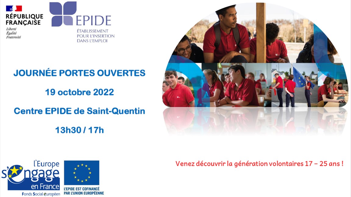 JPO : Centre EPIDE - Saint-Quentin (02)