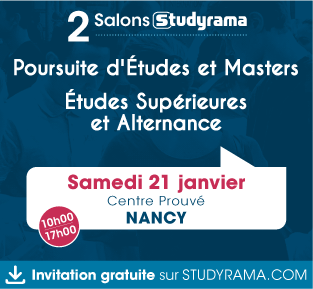 Salon Studyrama des Etudes Supérieures et de l'Alternance de Nancy (54)