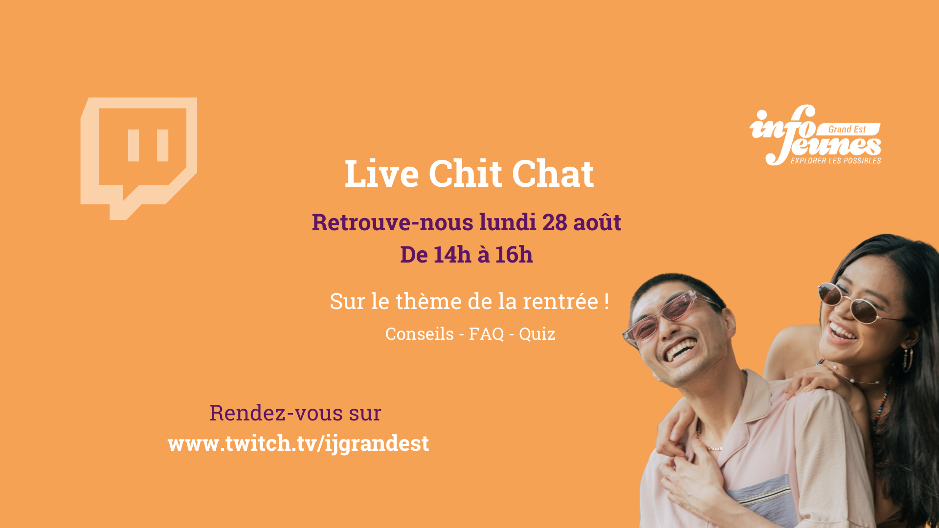 Live Twitch Chit Chat rentrée !
