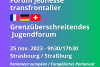 Participe au Forum Jeunesse Transfrontalier !