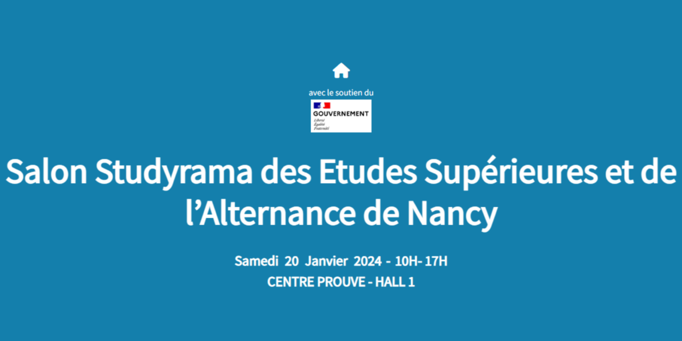 Salon des Études Supérieures et de l'Alternance (Studyrama) - Nancy (54)
