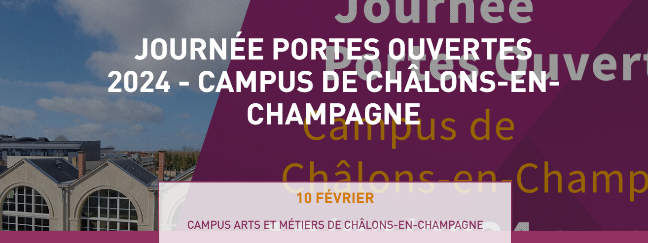 Journée Portes Ouvertes Arts et Métiers - Châlons-en-Champagne (51)