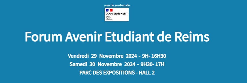 Forum Avenir Étudiant Reims - Reims (51) - 29 & 30 novembre 2024