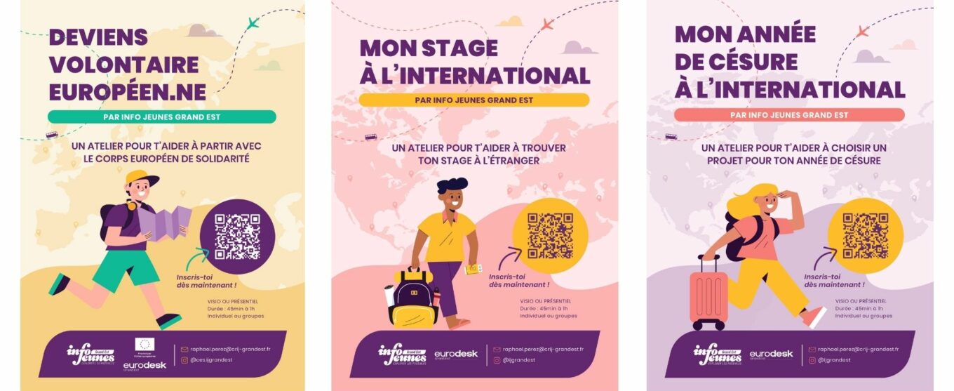 Stage, césure, volontariat à l'étranger : 3 ateliers pour se lancer !