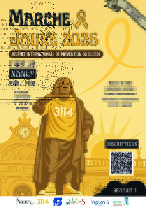 Marche Jaune à Nancy - 2025