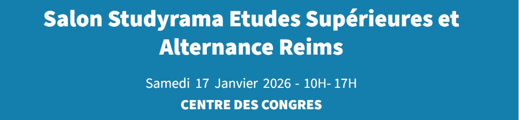 Salon Studyrama Etudes Supérieures et Alternance Reims