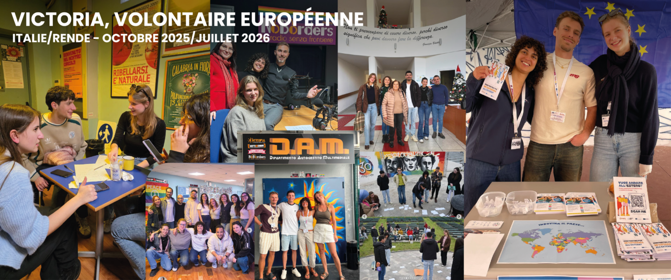 Mobilité des étudiants et volontariat européen pour Victoria en Italie